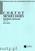Okładka: Mendelssohn-Bartholdy Feliks, Variations Sérieuses, Op. 54