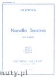 Okadka: Koechlin Charles, Nouvelles Sonatines No. 3, Op. 87