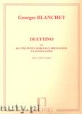 Okładka: Blanchet Georges, Duettino No 1 a la premiére position pour Violon et piano
