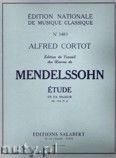 Okładka: Mendelssohn-Bartholdy Feliks, Etude In F, Op. 104, No. 2