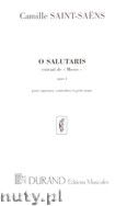 Okadka: Saint-Sans Camille, O Salutaris, Op. 4