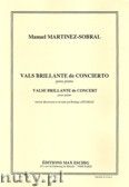 Okadka: Martinez-Sobral Manuel, Vals Brillante de Concierto para piano