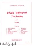Okadka: Tansman Alexandre, 12 Morceaux Tres Faciles, Vol. 1