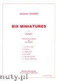 Okadka: Tansman Alexandre, 6 Miniatures