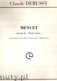 Okadka: Debussy Claude, Menuet