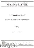 Okadka: Ravel Maurice, Ma Mere L'Oye - 5 Pieces Enfantines (1 Pavane) Pour Piano a 4 mains