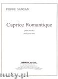 Okładka: Sancan Pierre, Caprice Romantique pour Piano la Main Gauche