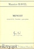 Okadka: Ravel Maurice, Menuet From Sonatine