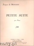 Okładka: Menasce Jacques de, Petite Suite pour Piano