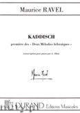 Okadka: Ravel Maurice, Kaddisch From 2 Melodies Hebraques