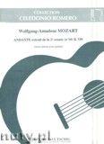 Okadka: Mozart Wolfgang Amadeusz, Andante extrait de la Sonate K. 330