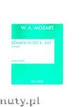 Okadka: Mozart Wolfgang Amadeusz, Sonata In C, K.545