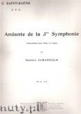 Okadka: Saint-Sans Camille, Andante From Symphony No. 3 For Piano