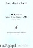 Okadka: Bach Johann Sebastian, Sicilienne In G Minor - extrait de la 