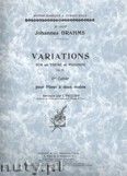 Okadka: Brahms Johannes, Variations On A Theme Of Paganini, Op. 35, Vol. 2