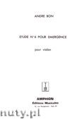 Okadka: Bon Andr, Etude Pour Emergence, No. 6