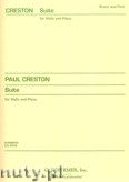 Okadka: Creston Paul, Suite for Violin and Piano