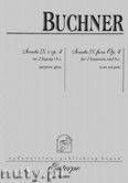Okadka: Buchner Philipp Friedrich, Sonata IX z op. 4 na 2 fagoty i basso continuo (partytura + gosy + faksymilia starodruku)