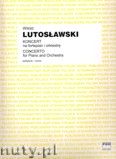 Okadka: Lutosawski Witold, Koncert na fortepian i orkiestr (partytura)