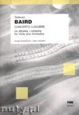 Okadka: Baird Tadeusz, Concerto Lugubre na altwk i orkiestr (wycig fortepianowy)