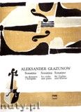 Okadka: Gazunow Aleksander, Sonatina na skrzypce i fortepian