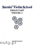 Okadka: Suzuki Shinichi, Suzuki Violin School, Violin Part, Vol. 3