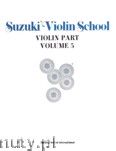 Okadka: Suzuki Shinichi, Suzuki Violin School, Violin Part, Volume 5