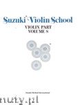 Okadka: Suzuki Shinichi, Suzuki Violin School: Violin Part Volume 8