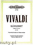 Okładka: Vivaldi Antonio, Concerto in A minor for Violoncello, Strings and basso continuo, RV 442