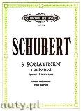 Okadka: Schubert Franz, 3 Sonatinas Op. post. 137 for Violin and Piano
