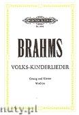 Okadka: Brahms Johannes, Volks - Kinderlieder WoO 31