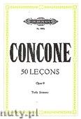 Okadka: Concone Giuseppe, 50 Leons Op.9