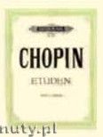 Okadka: Chopin Fryderyk, Etudes for Piano, Op. 10, Op. 25, 3 Etudes without opus