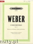 Okadka: Weber Carl Maria von, Concertino in E flat Op. 26