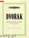 Okadka: Dvok Antonin, Romantic Pieces Op. 75 for Violin and Piano