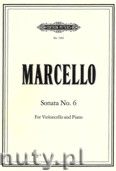 Okadka: Marcello Benedetto, Cello Sonata No.6
