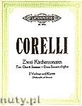 Okadka: Corelli Arcangelo, Two Church Sonatas for 2 Violins and Piano, Vol. 1