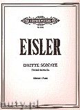 Okładka: Eisler Hanns, Third Sonata for Piano