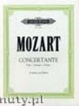 Okadka: Mozart Wolfgang Amadeusz, Concertante in D (after Sonata, K.448, for two pianos) (2Vln-Pf)