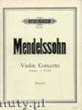 Okadka: Mendelssohn-Bartholdy Feliks, Concerto in D minor (Vln-Pf)