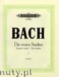 Okadka: Bach Johann Sebastian, First Studies for Piano, Vol. 1