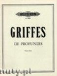 Okadka: Griffes Charles T., De Profundis
