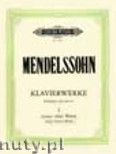 Okadka: Mendelssohn-Bartholdy Feliks, Piano Works, Songs without Words, Vol. 1