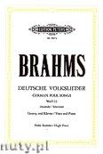 Okładka: Brahms Johannes, German Folk Songs for Solo Voice and Piano, WoO 33