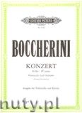 Okadka: Boccherini Luigi, Concerto in B flat for Violoncello and Orchestra (Violoncello and Piano)