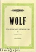 Okadka: Wolf Hugo, Italienisches Liederbuch, Band 3