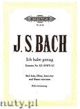 Okadka: Bach Johann Sebastian, Ich habe genug, Kantata nr 82, BWV 82