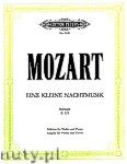 Okadka: Mozart Wolfgang Amadeusz, Eine kleine Nachtmusik K525 for Violin and Piano