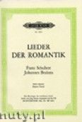 Okadka: Schubert Franz, Brahms Johannes, Selected Songs of Romanticism for High Voice and Piano