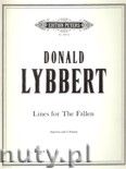 Okadka: Lybbert Donald, Lines for the Fallen